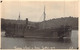 Carte Photo Ancienne Cargo Vapeur "Trecenna "  échoué En Seine Juillet 1917 - Commercio