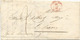 LETTRE DE MONTEVIDEO 1844  AVEC CACHET D'ENTREE MARITIME OUTREMER LE HAVRE - Maritime Post