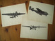 AVIATION / LOT FICHES DIDACTIQUES ARMEE DE L'AIR / IDENTIFICATION AERONEF / ORIGINALES - Posters