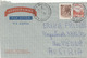 ITALIEN AEROGRAMM 1970 - 20 L + 110 L Aufdruckmarke Auf Aerogramm Gel.v. Azzurro > Vienna - Eilpost/Rohrpost