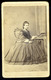 PEST 1860. Ca. Licskó János : Ismeretlen Hölgy, Visit Fotó  /  János Licskó: Unknown Lady Visit Photo - Altri & Non Classificati