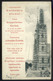 BUDAPEST 1909. Kettőslétra állvány, Ritka Reklám Képeslap  /  Double Ladder Scaffold Rare Adv. Vintage Pic. P.card - Hongrie