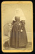 GYŐR 1870. Ca. Skopall J. özvegye : Apáca Régi Visit Fotó  /  Widow Of J. Skopall: Nun Vintage Visit Photo - Autres & Non Classés