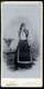 LUGOS 1890 Ca. Krausz : Hölgy Népviseletben Cabinet Fotó  /  Lady In Traditional Costume Vintage Cabinet Photo - Other & Unclassified