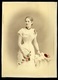 BÉCS 1880. Ca. Hölgy, Színezett Cabinet Fotó  /  VIENNA Lady Colored Vintage Cabinet Photo - Autres & Non Classés