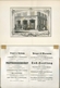 BUDAPEST 1854. Perger és Murmann Posztókereskedés, Dekoratív Metszetes Reklám Paszpartban. Landereer és Heckenast 23*16  - Zonder Classificatie