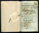 NYÍRBÁTOR 1856. Cselédkönyv , Okmánybélyeggel - Brieven En Documenten