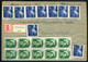 FELSŐNÁNA 1945.09. Ajánlott Levél 54 Db Bélyeggel Szekszárdra Küldve - Covers & Documents