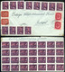 KEMENESMAGASI 1946.06. Inflációs Levél, 44db Bélyeggel , Téves 1945-ös Dátum Bélyegzéssel Budapestre Küldve - Covers & Documents