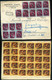 RÉDICS 1945.12.07. Érdekes Címzésű Infla Levél 45 Db Bélyeggel + Kp. Bérmentesítéssel Budapestre Küldve - Covers & Documents