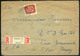 BUDAPEST 1946.(20.dsz) Ajánlott Inflációs Levél Az USA- Ba Küldve - Covers & Documents