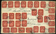 1946. Távolsági Inflációs Levél 60db Bélyeggel! Budapestre Küldve - Lettres & Documents