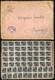 JAKABSZÁLLÁS 1946. (17 Dsz. Utolsó Nap) Infla Levél 60 Db Bélyeggel Budapestre - Covers & Documents