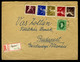ÚJPEST  1947.03.15. Ajánlott Levél Szabadsághőseink 5 Címlettel (első Nap!) Budapestre Küldve - Lettres & Documents