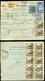 ZÁGRÁB 1919. Csomagszállító SHS Bélyegekkel Eszékre Küldve  /  ZAGREB Parcel P.card SHS Stamps To Eszék - Lettres & Documents