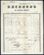 MAGYARÓVÁR 1849. Goldenen Schauf Kereskedés Fejléces, Céges Számla  /  Golden Schauf Store Letterhead Corp. Bill - Non Classés