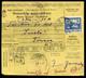 FELSŐSZIL 1919. Nemzetközi Postautalvány Hradzsin Bélyeggel Nagyszombatra Küldve  /  International Postal Money Order Hr - Lettres & Documents