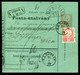 SÁTORALJAÚJHELY 1874. Kiegészített Díjjegyes Posta Utalvány Bécsbe Küldve  /  Uprated Stationery Postal Money Order To V - Oblitérés
