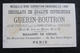 Chocolat GUERIN BOUTRON : Chromo Série "Histoires Comiques 1900" - Guérin-Boutron