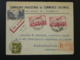 Lettre Par Avion Compagnie Phocéenne De Commercial Commercial Marseille Pour Madagascar Premier Vol 1933 - 1927-1959 Lettres & Documents