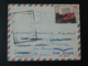 Lettre Par Avion Air Mail Cover Avec Cachets De Retour D'Israel 1966 - Lettres & Documents
