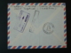 Lettre Par Avion Air Mail Cover Avec Cachets De Retour D'Israel 1966 - Lettres & Documents