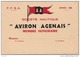 47) AGEN -  SOCIETE NAUTIQUE  - AVIRONS  AGENAIS  - (2 SCANS) - Agen