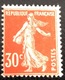 N° 160  NEUF ** SANS CHARNIÈRE ( LOT:41 ) - 1906-38 Säerin, Untergrund Glatt