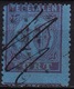 1870 Portzegels Groot Waardecijfer 10 Cent Violet Op Blauw Kamtanding 13¼ NVPH P 2 A Vertand - Postage Due