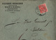 ! 1893 Brief Der Glasfabrik Dreibrunnen Bei Saarburg In Lothringen, KOS Kreisobersegmentstempel Vallerysthal - Altri & Non Classificati