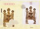 CHINA 2013-14 Gold Bronze Buddha Statues S/S FDC - Buddismo