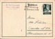 ! 1934 Ganzsache Aus Hannover, Autograph Absender  Dr. Paul Lausterer, Führer Des SS Motorsturms, MWSTPL Saar Abstimmung - Cartas & Documentos