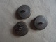 Ancien - Petit Lot 3 Boutons D'uniforme Militaire (dorés) - Boutons