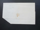 AD NDP 1869 Nr. 17 EF Kastenstempel Ra 2 Salzmünde VS / Großes Briefstück - Cartas & Documentos