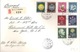 Schweiz Suisse 1948: Zu  Pro Juventute 121-124 & Olympia WIII25-28 Mi 488-495 Yv 445-452 O BERN 11.II.48 (Zu CHF 48.00) - Lettres & Documents