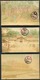 3 Postal Cards "Temple Nagasaki" "Yokohama Park" "Nagasaki Hotel" All Dated "40/2/7" Of Meiji Era = 7/Fébr/1907 - Sonstige & Ohne Zuordnung