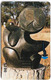 Zimbabwe - PTC - Sculpture 2 - 100Z$, Chip Gem Red, Exp. 12.2001, 70.000ex, Used - Zimbabwe