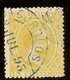 España Edifil 229 (º)  15 Céntimos Amarillo Alfonso XIII El Pelón  1895  NL1591 - Oblitérés