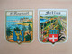 LOT DE 2 AUTOCOLLANTS FREJUS SAINT-RAPHAËL - Stickers