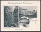 Suisse,  THUSIS, Hotelgesellschaft, Posthotel -  Carton Publicitaire De L'hôtel - 135 Mm X 105 Mm - Thusis