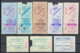 247919 / Lot Of 8 Pieces -  BUS , TRAM , Trolleybus , SOFIA , Ticket Billet , Bulgaria Bulgarie Bulgarien Bulgarije - Europe