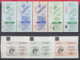 247922 / Lot Of 8 Pieces -  BUS , TRAM , Trolleybus , SOFIA , Ticket Billet , Bulgaria Bulgarie Bulgarien Bulgarije - Europa