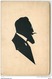 N°6967 - Carte Fantaisie - Silhouette - Homme Avec Une Barbe - Silhouettes