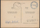 N°1139 Sur Bulletin De Poste Obl SC "Etterbeek" (1960) + Griffe Et Cachet Bleu "Postes-Rebuts Belgique". - Post-Faltblätter