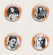 Eleanor Parker Movie Film Fan ART BADGE BUTTON PIN SET 1 (1inch/25mm Diameter) 70 DIFF - Filmmanie