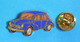 Delcampe - 1 PIN'S //  ** RENAULT  4 CV / 4 CYLINDRES EN LIGNE / 8 SOUPAPES / SURNOMMÈE LA 4 PATTES ** . (© TABLO) - Renault