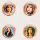 Michelle Pfeiffer Movie Film Fan ART BADGE BUTTON PIN SET 2 (1inch/25mm Diameter) 105 X - Filmmanie