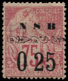 NOSSI-BE Poste * - 14, Signé Brun & Miro: 0,25c. S. 75c. Rose - Cote: 470 - Unused Stamps