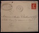 Availles-Limouzine 1914 (Vienne) Lettre Avec Cacher De G. Cherière Notaire à Angers - 1877-1920: Periodo Semi Moderno