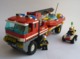 FIGURINE CAMION DE POMPIER Tout-terrain Et Le Bateau Des Pompiers Avec Quad - LEGO 7213 (2) Légo - Lego System